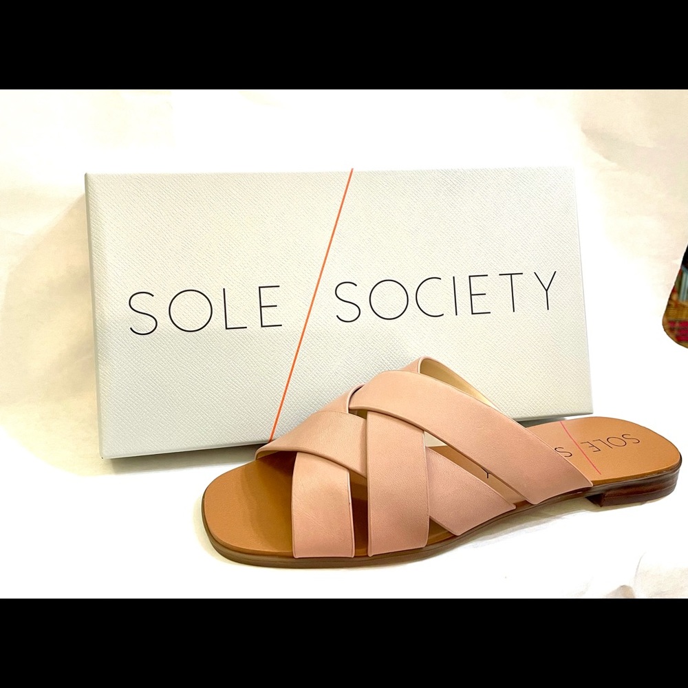 Sole Society Sharonie Pink Sandals 9 1/2 NEW